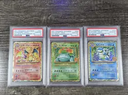 PSA10 Pokemon Card 25th Promo Charizard Venusaur Blastoise - Image 1