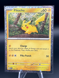 Pikachu 002/015 McDonald's Holo Dragon Discovery Card 2025 Pokemon Naoyo Kimura - Image 1