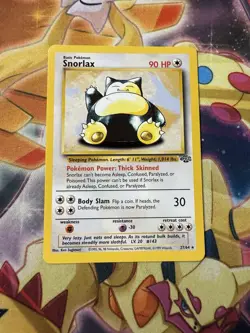 Snorlax - 27/64 - Pokemon Jungle Unlimited Rare Card WOTC NM - Image 1