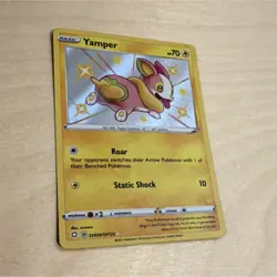 Pokemon Yamper SV039/SV122 Shiny Holo Rare Card Shining Fates: Shiny Vault - Image 1