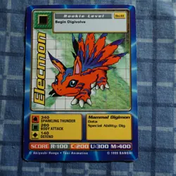Digimon Digi-Battle Card Game Series 2 Elecmon Bo-61 Near Mint NM - Image 1