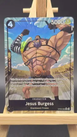One Piece Card Game Jesus Burgess (ALT ART) OP09-086 - English NM/M - Image 1