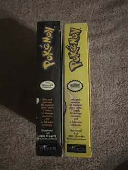Vintage 1999 Pokemon Blackout & Base Theme Deck Box, Manual & Extras , No Cards - Image 3