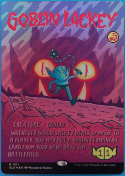 Goblin Lackey (Secret Lair 1311 Promo) FOIL MINT MTG MAGIC CARD NM ABUGames - Image 1
