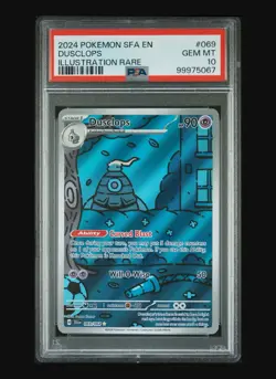 Pokemon TCG Dusclops Holo Illustration Rare Card 069/064 Shrouded Fable PSA 10 - Image 1