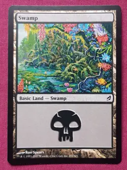 Magic The Gathering LORWYN SWAMP 291 land card MTG - Image 1