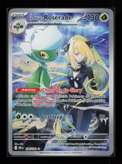 Cynthia's Roserade 184/182 SV10: Destined Rivals Pokemon Card - Image 1
