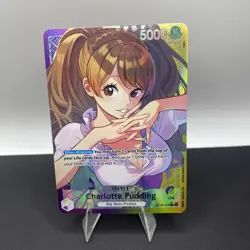 One Piece Card TCG Legends OP08-058 Charlotte Pudding Alt Art Leader ENG - Image 1