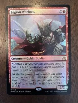 Legion Warboss : MTG *FOIL* Ravnica Remastered #116 / NM - Image 1