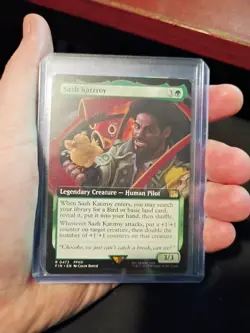 Sazh Katzroy (Extended Art) #472 (NM) Final Fantasy FIN Magic MTG - Image 1