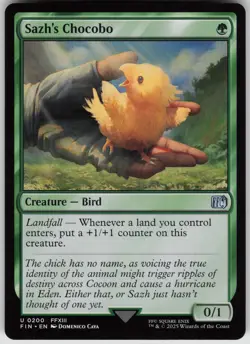 MTG Sazh's Chocobo Normal NM FINAL FANTASY Magic 200 - Image 1