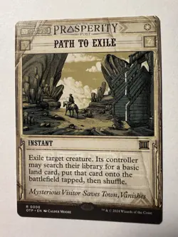 Path to Exile R Outlaws of Thunder Junction: Breaking News OTP Normal 6 MTG NM - Image 1