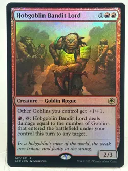 Hobgoblin, Bandit Lord NM* FOIL Adventures In Forgotten Realms 147 -UnltdCards - Image 1