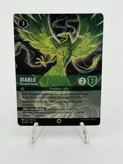 Disney Lorcana Diablo - Devoted Herald - Enchanted 211/204 Ursula’s Return NM - Image 1