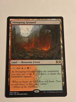 Stomping Ground X1 RNA MTG Ravnica Allegiance - Image 1