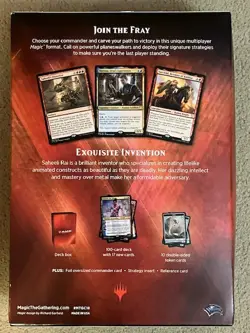 Magic the Gathering - Commander 2018 Deck: Exquisite Invention - Factory Sealed - Image 2