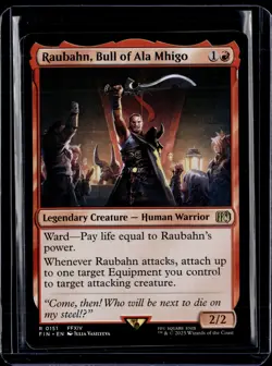 Raubahn, Bull Of Ala Mhigo - 151 - FIN - NM - MTG Magic the Gathering - Image 1