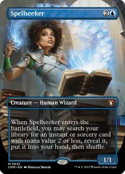 MTG - Spellseeker (Borderless) - Commander Masters - Foil - Image 1