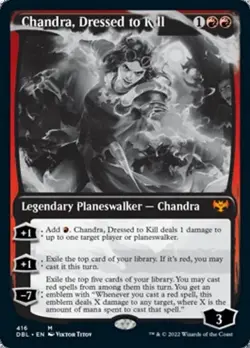 Chandra, Dressed to Kill DBL NM MTG - Image 1