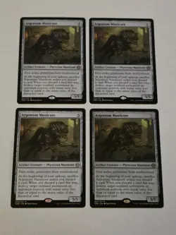 4x Argentum Masticore - Phryexia All will be One - Near Mint - MTG - Image 1