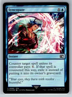 Syncopate Foil Final Fantasy Magic the Gathering MTG - Image 1