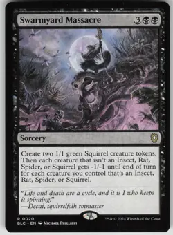 Magic the Gathering TCG Swarmyard Massacre R Commander: Bloomburrow 20 - Image 1