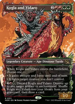 Near Mint, English - 1 x MTG Kogla and Yidaro - Showcase March of the Machine - Image 1