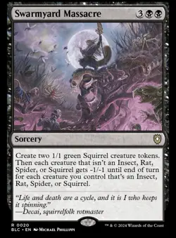 Swarmyard Massacre - 20 - BLC Set- Near Mint - MTG - Image 1