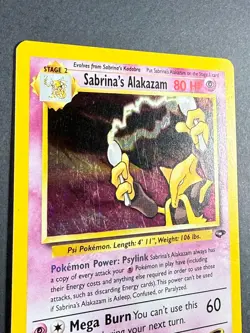 Sabrina's Alakazam 16/132 Gym Challenge Holo Pokemon - Image 2