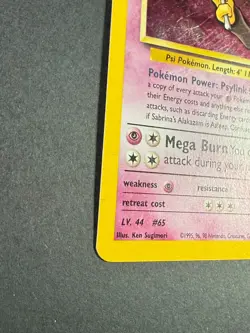 Sabrina's Alakazam 16/132 Gym Challenge Holo Pokemon - Image 4