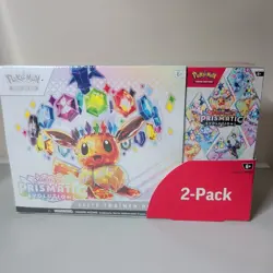 Pokemon Prismatic Evolutions ETB & Booster Bundle Costco FREE SHIPPING - Image 1