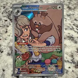 Pokemon Arven’s Greedent 205/182 Illustration Rare SV10 Destined Rivals 🔥 - Image 1
