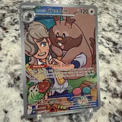 Pokemon Arven’s Greedent 205/182 Illustration Rare SV10 Destined Rivals 🔥 - Image 2