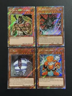 2024 YUGIOH RA03 PLATINUM SECRET RARE ELEMENTAL HERO WILD HEART NM BONUS SET - Image 1