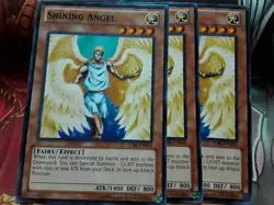 Yugioh Shining Angel X3 Common SDBE-EN018 LP Playset - Image 1