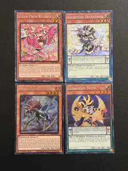2025 YUGIOH RA04 COLLECTORS RARE LUNALIGHT TIGER NM BONUS SET - Image 1