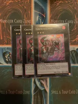 YS11-EN043 / 3x Grenosaurus / Super Rare / 1st Edition / (NM) / YuGiOh / TCG - Image 1