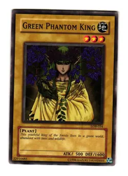 Green Phantom King Common The Legend of Blue Eyes White Dragon LOB-034 NM - Image 1