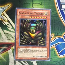 Yugioh! Sanga of the Thunder MRD-025 Super Rare Unlimited NM - Image 1