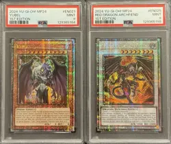 2024 PSA 9 YUGIOH MP24 QC SECRET RARE YUBEL & RED DRAGON ARCHFIEND SET 💫 - Image 1