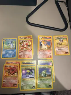 NM ALMOST COMPLETE Pokemon GYM CHALLENGE Set UNCOMMON/COMMON/RARE 350 Cards Lot - Image 2