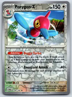 Porygon-Z - Reverse Holo - Paradox Rift PAR 144/182 Rare Pokemon Card NM - Image 1