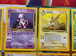 Vintage Pokemon Card Lot WOTC First Edition Shadowless Etc Mewtwo Snorlax Gengar - Image 2