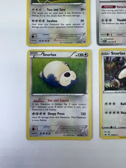 Pokemon Cards Snorlax Lot Of 4 Xy Sword And Shield Scarlet And Violet 151 - Image 4