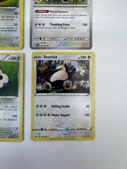 Pokemon Cards Snorlax Lot Of 4 Xy Sword And Shield Scarlet And Violet 151 - Image 5