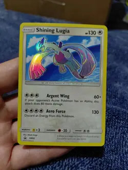 Pokemon Card Shining Lugia SM82 Black Star Promo - NM - Image 1