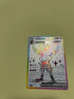 Cinderace ex 157/142 Tera Stellar Crown Ultra Rare Tera Pokemon Card ENGLISH NM - Image 4