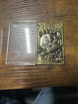 1999 Nintendo Pokemon Jigglypuff Burger King 23k Gold Plated Trading Card - Image 1