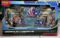 Pokemon Trading Card Game Greninja ex and Kingdra ex Special Collection Box - Image 1