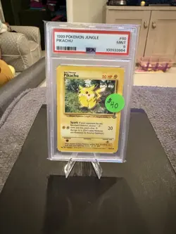 1999 Pokemon Jungle PIKACHU Card 60/64 PSA 9 Mint - Image 1